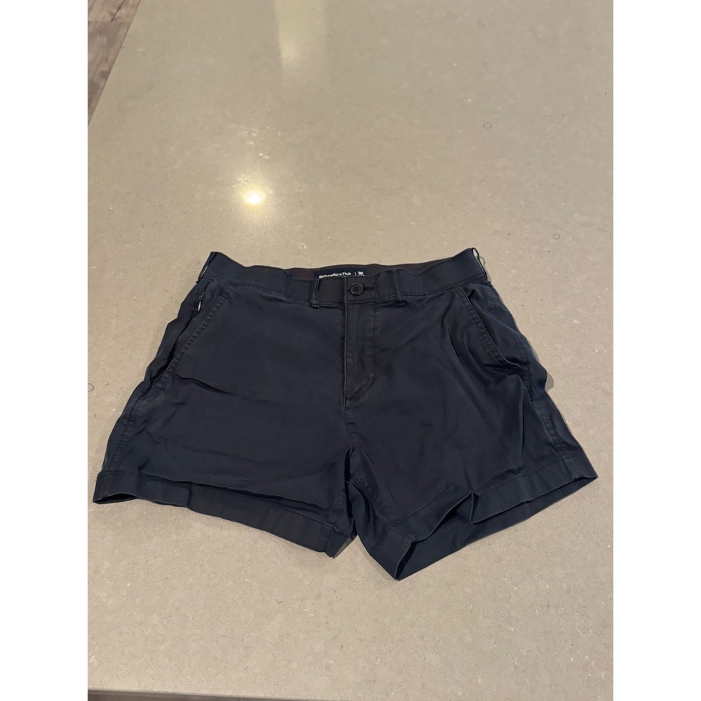 Abercrombie & Fitch Men's Navy Chino Shorts